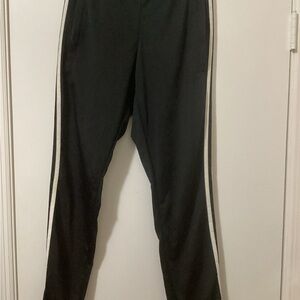 Adidas Black Pants with White Logo